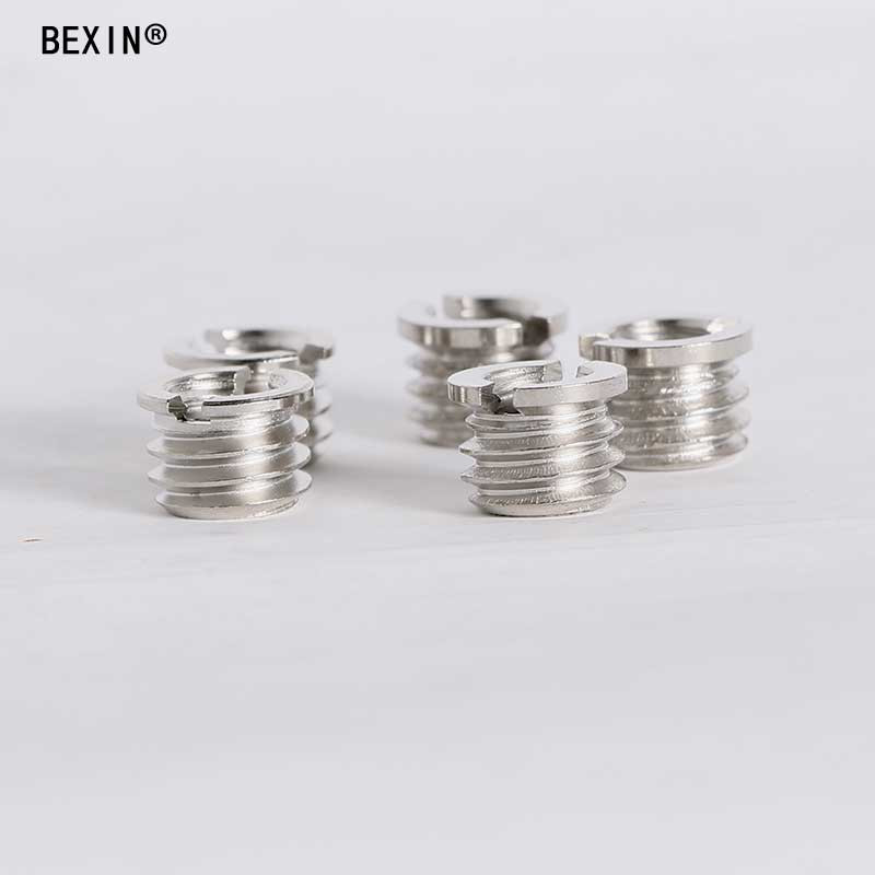 1 set 1/4" 3/8" ili 5/8" konverterskih vijaka s navojem Metalni adapterski nosač za kameru/kuglastu glavu/stativ/monopod/stalak za svjetlo/naramenicu