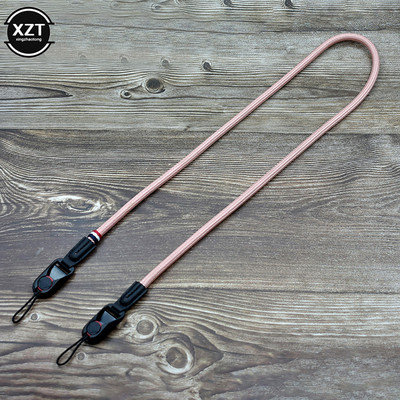 Nailono lyno diržas, daugiafunkcinis greitai atleidžiamas kaklo peties dirželis, skirtas Fujifilm Olympus Panasonic Leica DSLR veidrodiniam fotoaparatui