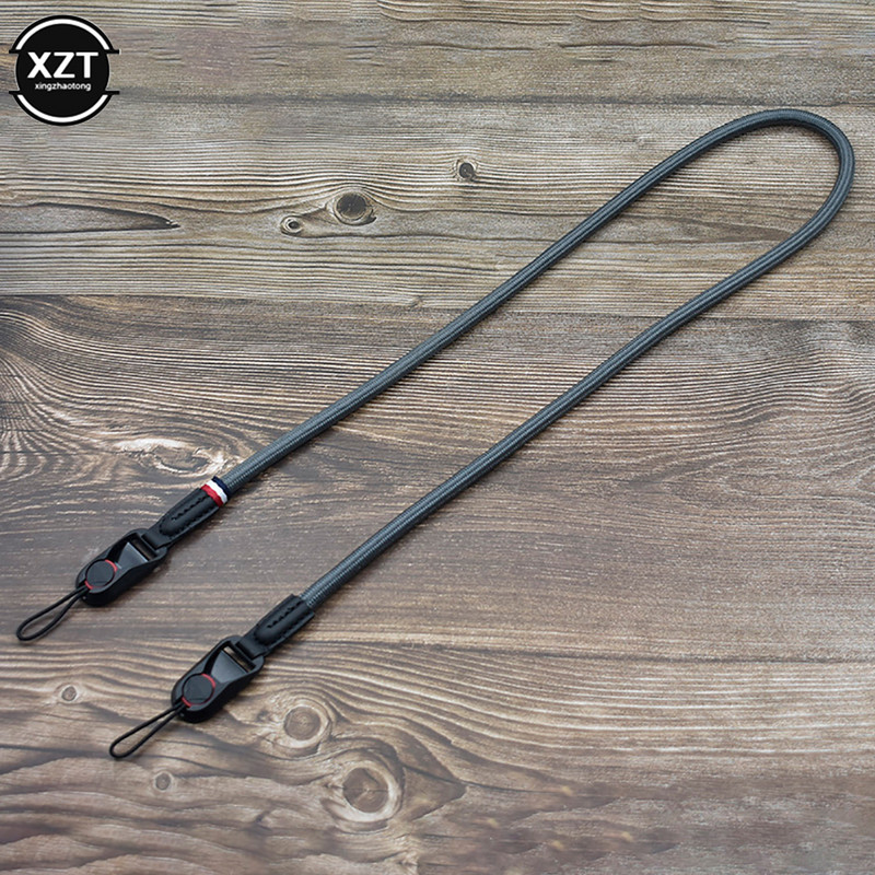 Nailono lyno diržas, daugiafunkcinis greitai atleidžiamas kaklo peties dirželis, skirtas Fujifilm Olympus Panasonic Leica DSLR veidrodiniam fotoaparatui