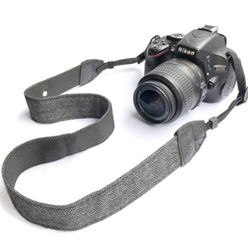 Ρυθμιζόμενη φωτογραφική μηχανή Foleto Universal λουράκι ώμου Βαμβακερή δερμάτινη ζώνη για φωτογραφικές μηχανές Nikon Canon DSLR Αξεσουάρ λουράκι