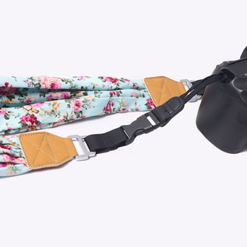 Универсален шал презрамка за рамо на фотоапарат Винтидж DSLR висящ колан за врата за аксесоари за Instax/цифров микро единичен фотоапарат