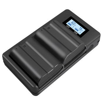 Φορτιστής μπαταρίας USB LCD έξυπνης κάμερας LP-E8 για κάμερα Canon EOS 550D/ 600D/ 650D/700D Φορτιστής Mobile Power Bank Fast Dual Charge