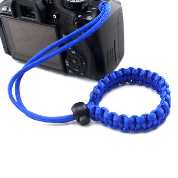 Най-новата каишка за цифров фотоапарат Каишка за китка за китка Paracord Braided Wristband за Nikon Canon Sony Pentax Panasonic DSLR