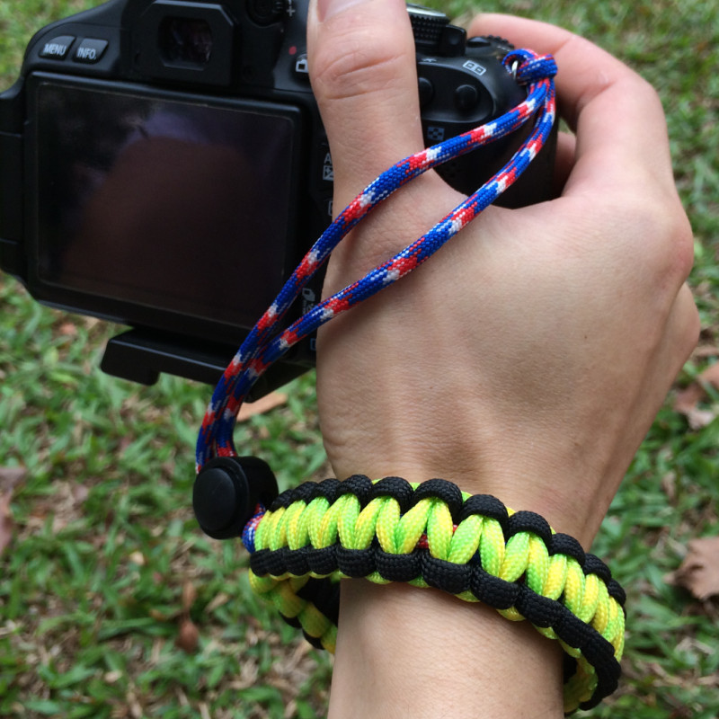 Najnoviji remen za digitalnu kameru Remen za ručni ručni rukohvat Paracord pletena narukvica za Nikon Canon Sony Pentax Panasonic DSLR