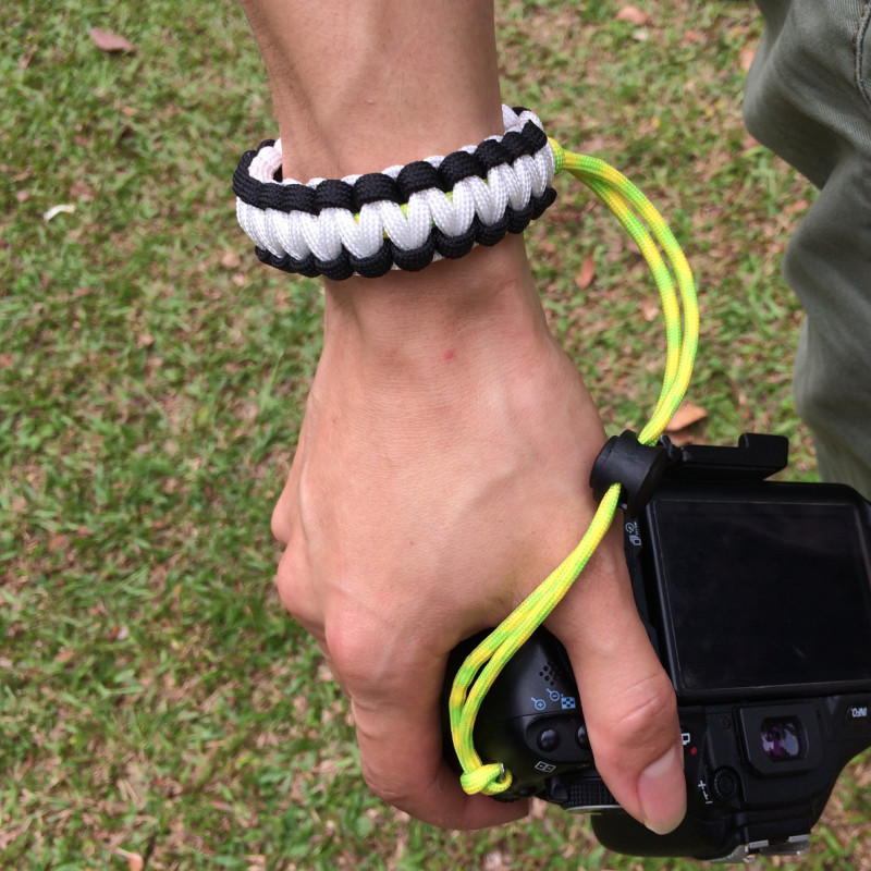 Najnoviji remen za digitalnu kameru Remen za ručni ručni rukohvat Paracord pletena narukvica za Nikon Canon Sony Pentax Panasonic DSLR