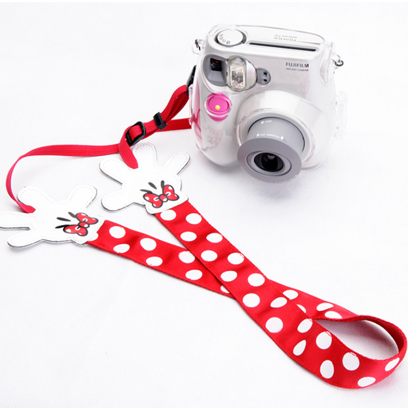 Slatka traka za fotoaparat s crtanim filmovima Lijepa Minnie najlonska traka za kameru oko vrata/rame Traka za Canon Nikon Sony Fujifilm Instax traka