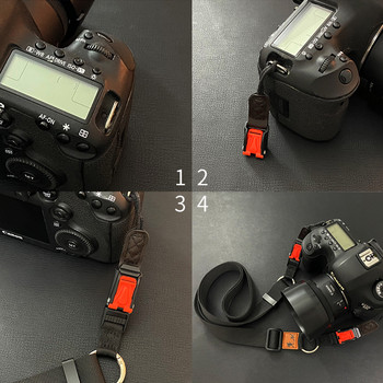 Ζώνη ώμου με ιμάντα προσαρμογής κάμερας γενικής χρήσης για κάμερα Canon Fuji Nikon Olympus Panasonic Pentax Sony