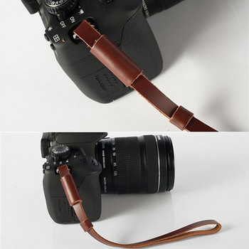 Γνήσιο δέρμα φωτογραφικής μηχανής CAENBOO Λαβή χειρός με λουράκι καρπού για ψηφιακή φωτογραφική μηχανή Canon Nikon Sony Fuji Leica Mirrorless/SLR