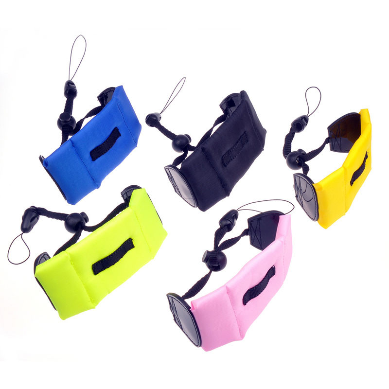 1db színes víz alatti lebegő habszivacs csukló kar szíj GoPro Hero 4 3+ Sj4000 Mini digitális úszó csuklószíjhoz