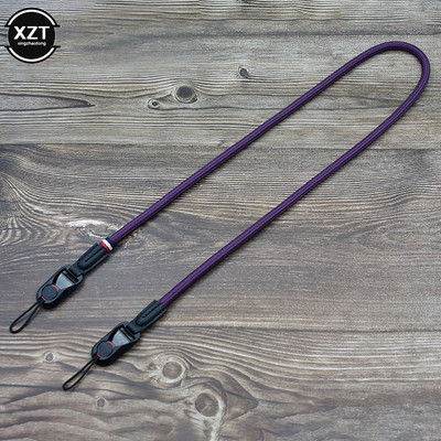 Nylon Rope Sling Multifunkcionális gyorskioldó nyaki vállpántok Fujifilm Olympus Panasonic Leica DSLR tükör nélküli fényképezőgépekhez