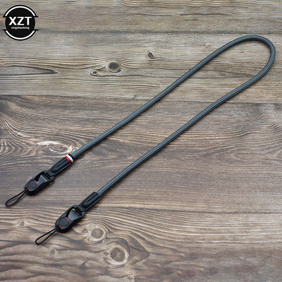 Nylon Rope Sling Multifunkcionális gyorskioldó nyaki vállpántok Fujifilm Olympus Panasonic Leica DSLR tükör nélküli fényképezőgépekhez