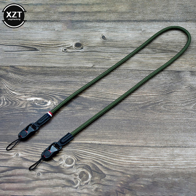 Nylon Rope Sling Multifunkcionális gyorskioldó nyaki vállpántok Fujifilm Olympus Panasonic Leica DSLR tükör nélküli fényképezőgépekhez