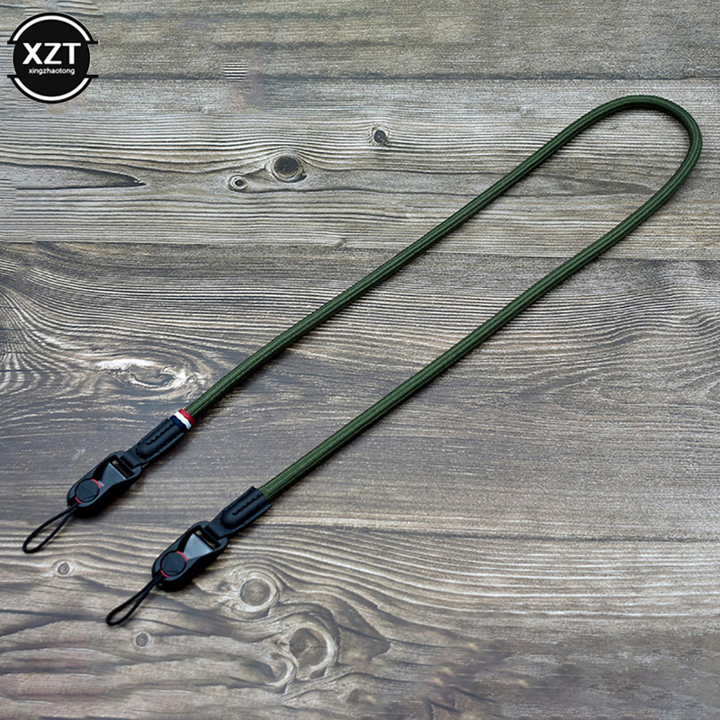 Nylon Rope Sling Multifunkcionális gyorskioldó nyaki vállpántok Fujifilm Olympus Panasonic Leica DSLR tükör nélküli fényképezőgépekhez