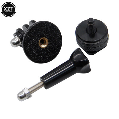 Vysokokvalitné profesionálne príslušenstvo 1/4" adaptér na päticu blesku so skrutkami pre upevnenie statívu pre kameru GoPro Hero 8/7/6/5/4