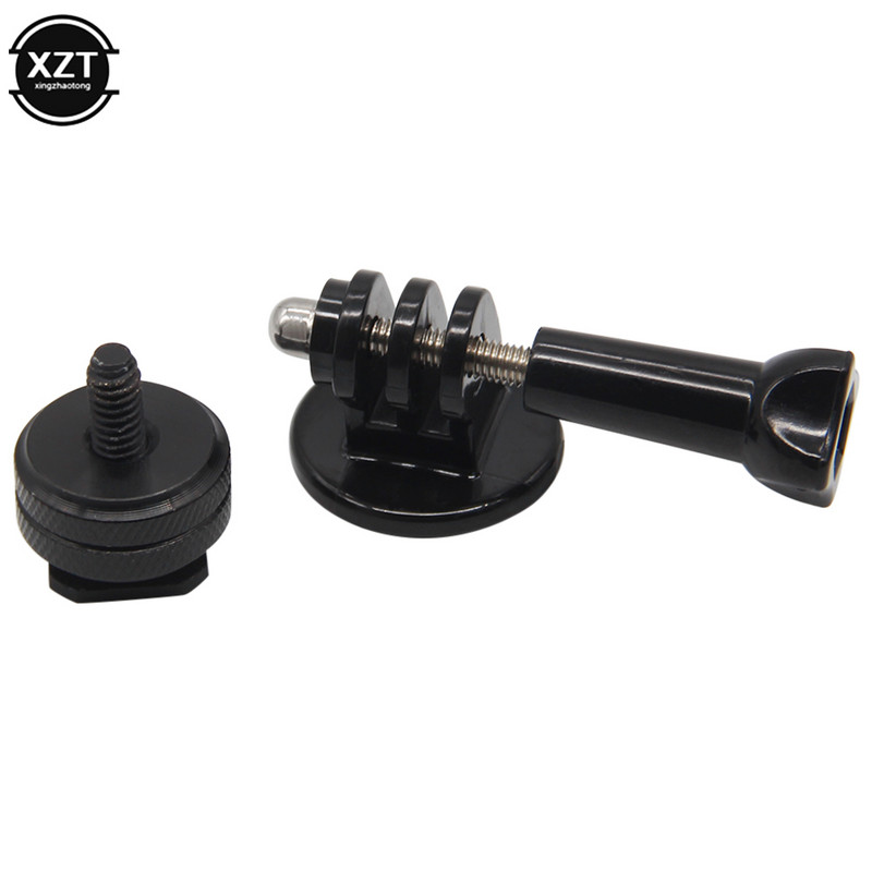 Vysokokvalitné profesionálne príslušenstvo 1/4" adaptér na päticu blesku so skrutkami pre upevnenie statívu pre kameru GoPro Hero 8/7/6/5/4