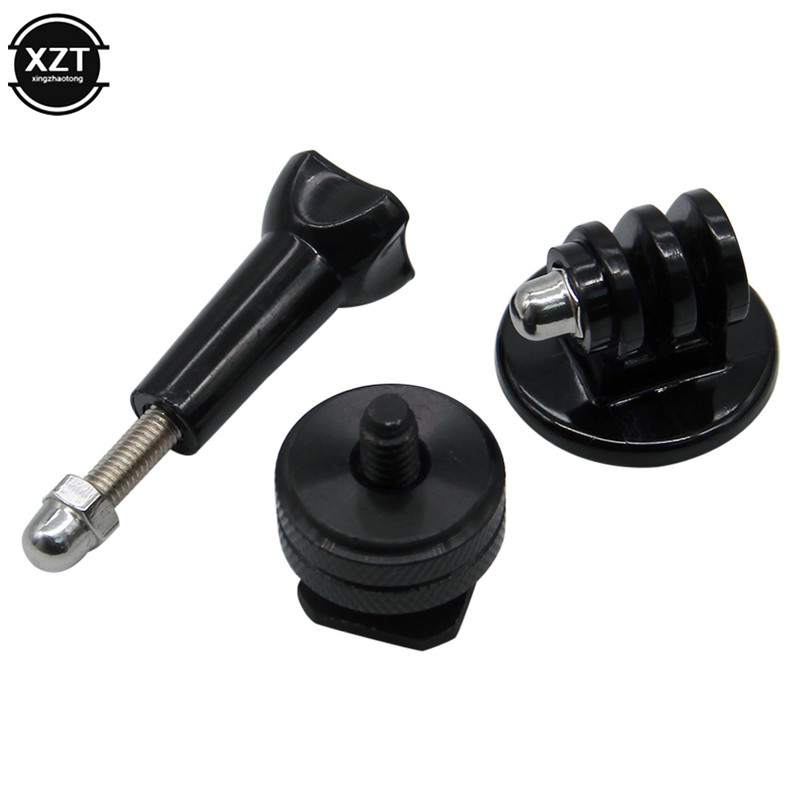 Vysokokvalitné profesionálne príslušenstvo 1/4" adaptér na päticu blesku so skrutkami pre upevnenie statívu pre kameru GoPro Hero 8/7/6/5/4