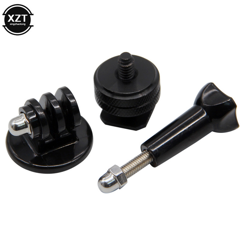 Vysokokvalitné profesionálne príslušenstvo 1/4" adaptér na päticu blesku so skrutkami pre upevnenie statívu pre kameru GoPro Hero 8/7/6/5/4