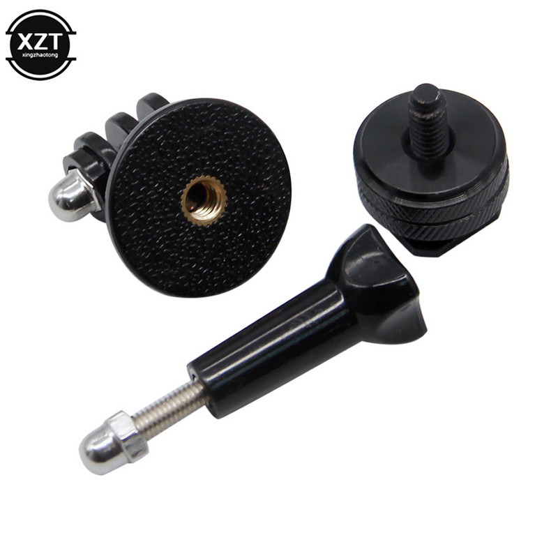 Vysokokvalitné profesionálne príslušenstvo 1/4" adaptér na päticu blesku so skrutkami pre upevnenie statívu pre kameru GoPro Hero 8/7/6/5/4