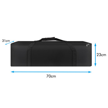 70x31cm фотографска чанта черна Oxford Carry за софтбокс фото студио единична светодиодна лампа със статив комплект за фотографско студио осветление