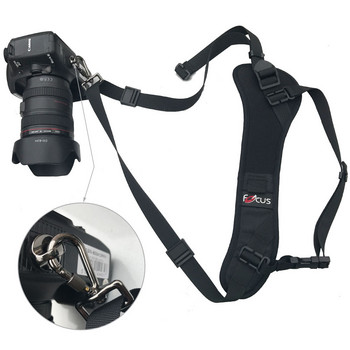 Ιμάντας κάμερας Focus F-1 Γρήγορης αποδέσμευσης Ζώνη ταχείας απελευθέρωσης με ιμάντα λαιμού με ιμάντα ώμου για αξεσουάρ φωτογραφιών Canon Nikon Sony Pentax Olympus