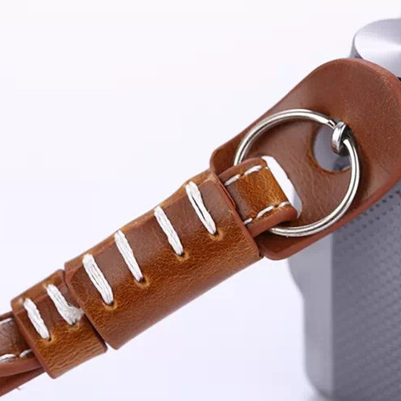 Fényképezőgép szíj csukló öv PU bőr pánt Sony Canon DSLR fényképezőgéphez