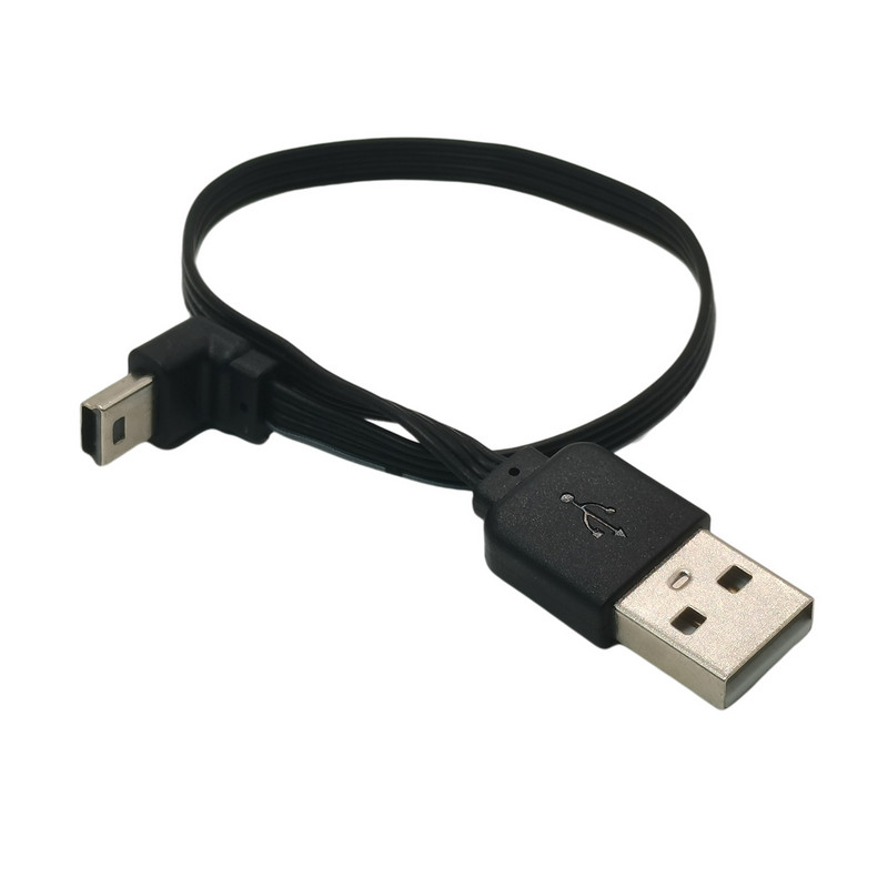 USB 2.0 muški na mini USB GORE Dolje Kabel pod desnim kutom od 90 stupnjeva 0,1 m 0,2 m 0,3 m 0,5 m za kameru MP3 MP4 Tablet Player Auto DVR GPS
