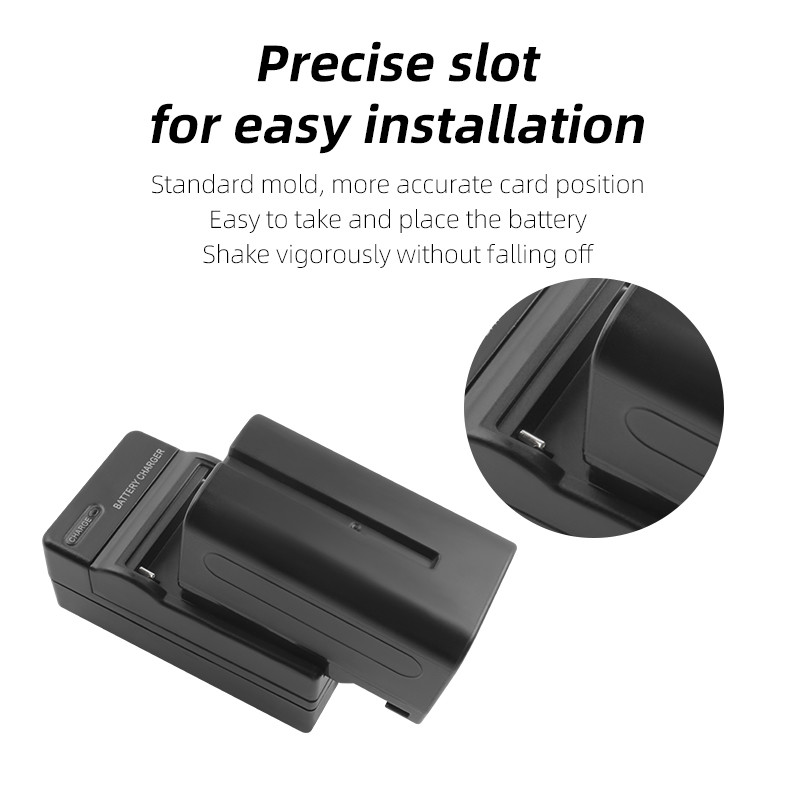 S kabelom AC brzi punjač baterija za Sony NP F770 F750 F570 F550 F530 NP F970 F960 F950 F930 NP-FM50 FM500H NP-QM71D punjač