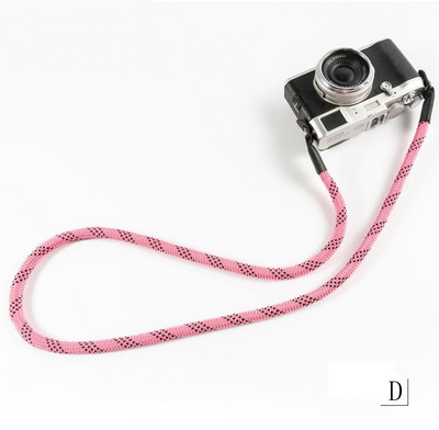 Najlonski raznobojni konop Kamera Kaiš za remen oko vrata i ramena za Mirrorless Digital Leica Canon Fuji Nikon Olympus Pentax Sony fotoaparat