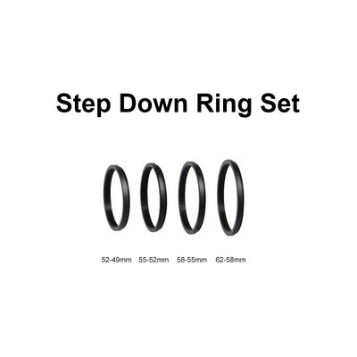 4 PAKETA Filteri Step Up/Down prstenovi Adapter 49-82mm/82mm-49mm filter prstenovi objektiva Dodatak za SLR fotoaparate