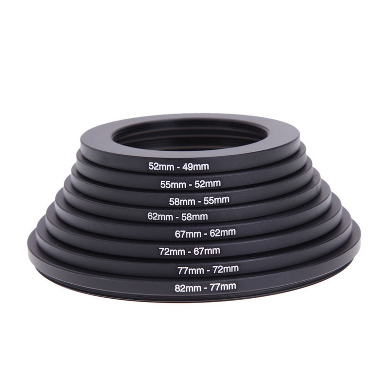 4 PAKETA Filteri Step Up/Down prstenovi Adapter 49-82mm/82mm-49mm filter prstenovi objektiva Dodatak za SLR fotoaparate