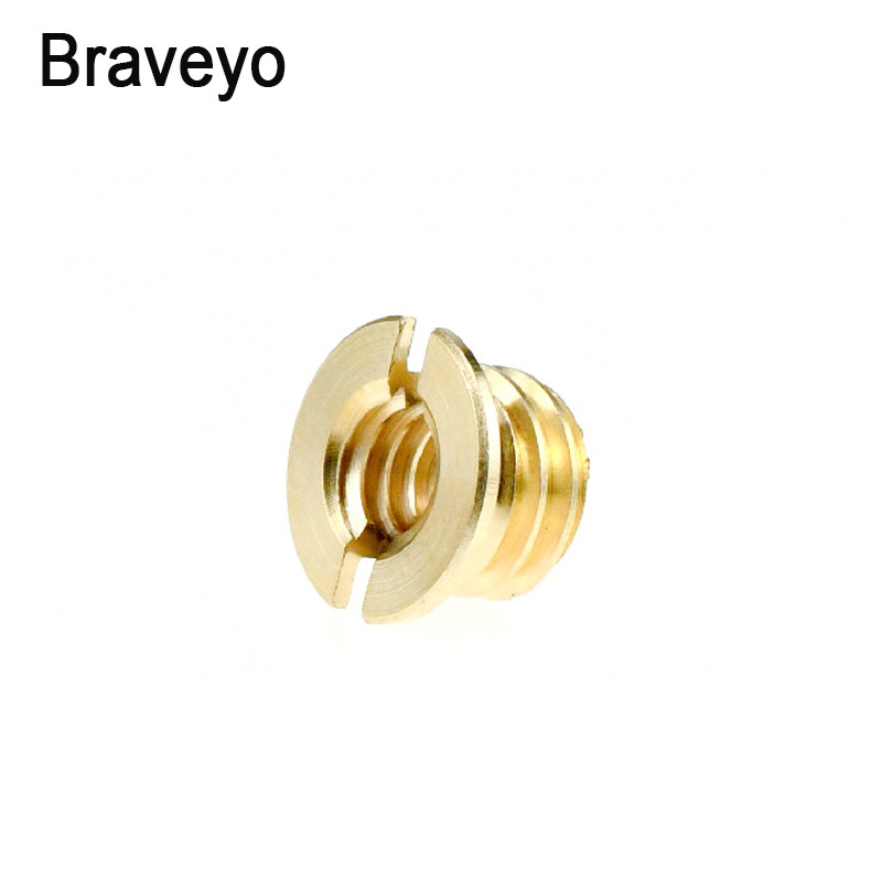 Vijak za pretvorbu od 1/4" do 3/8" inča Matica od mesinganog materijala Monopod za stativ Nosač kamere s kuglastom glavom za brzu pretvorbu za DSLR