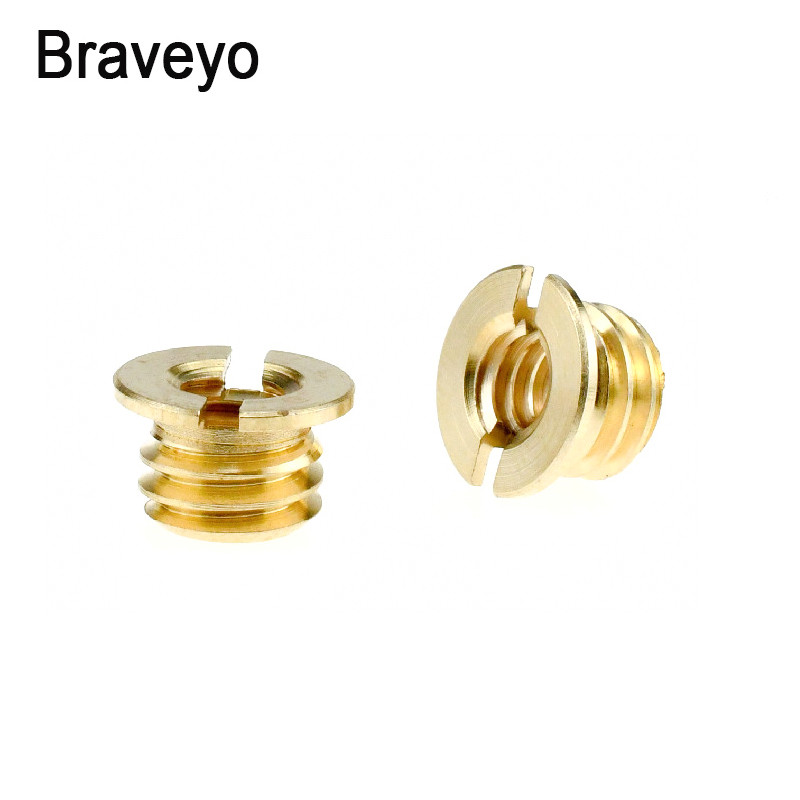 Vijak za pretvorbu od 1/4" do 3/8" inča Matica od mesinganog materijala Monopod za stativ Nosač kamere s kuglastom glavom za brzu pretvorbu za DSLR