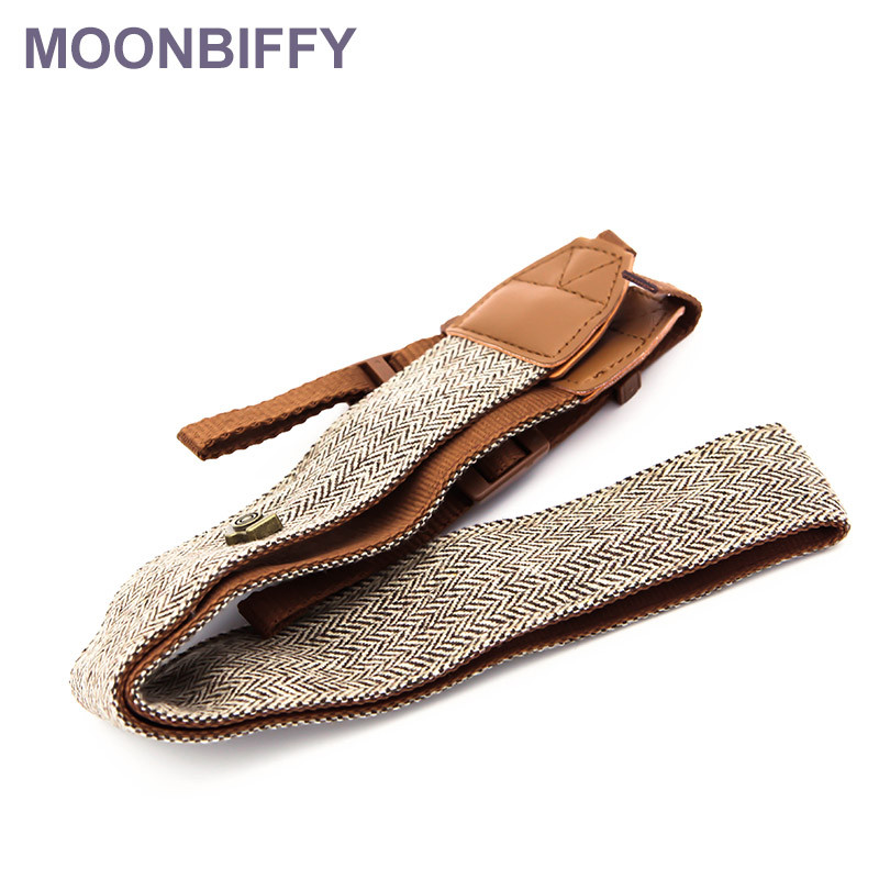 Fényképezőgép váll nyakpánt vászon fényképezőgép váll nyakszíj Nikonhoz Canonhoz Sony DSLR fényképezőgéphez