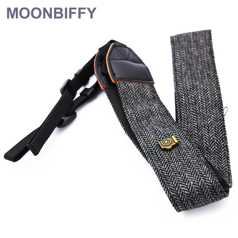 Fényképezőgép váll nyakpánt vászon fényképezőgép váll nyakszíj Nikonhoz Canonhoz Sony DSLR fényképezőgéphez