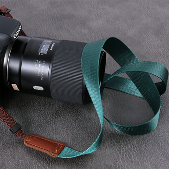 Ζώνη με νάιλον λουράκι κάμερας 135 cm για φωτογραφικές μηχανές Nikon Canon Sony Ιμάντες λαιμού ώμου για κάμερες Slr