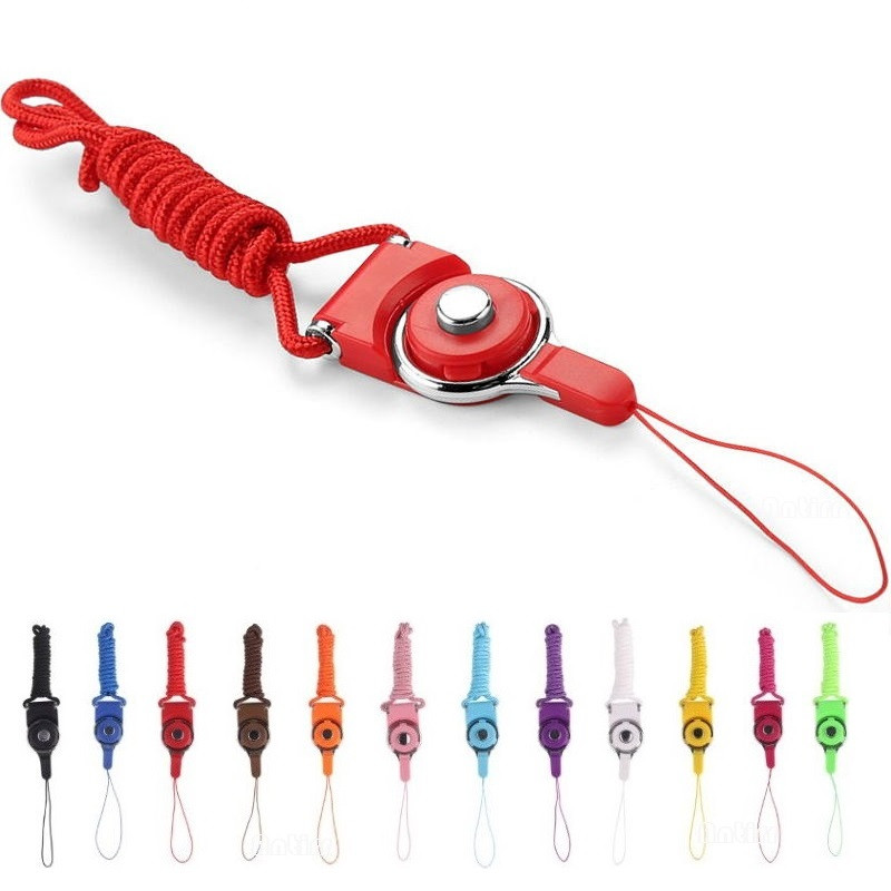 Mobiiltelefoni kaelaketi rihmad Kaamera rihm pööratav mobiilne võtmehoidja DIY riputusnöör iphone jaoks Samsung Galaxy S7 S8 edge