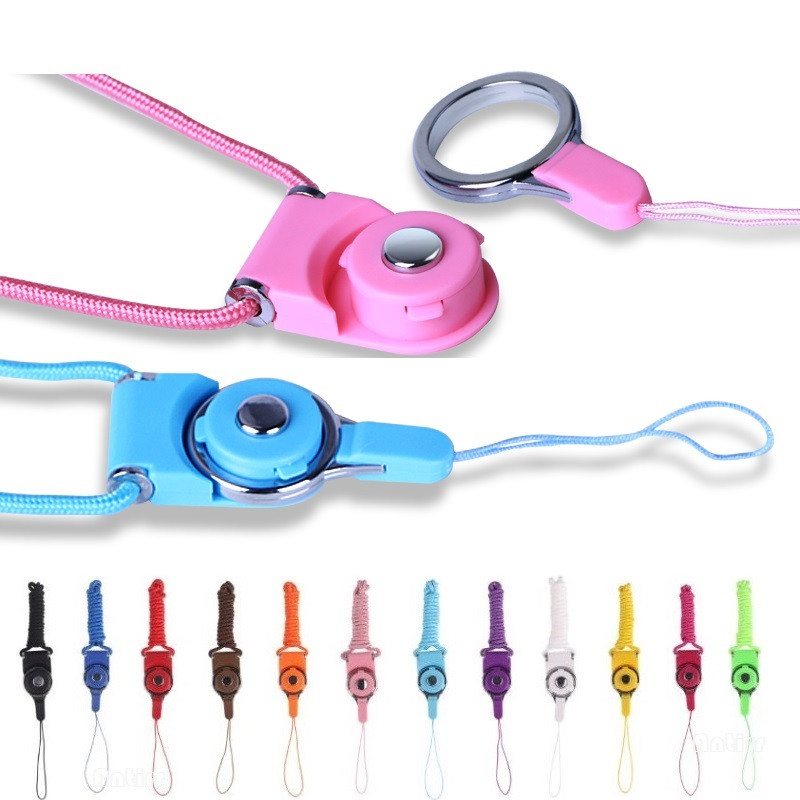 Mobiiltelefoni kaelaketi rihmad Kaamera rihm pööratav mobiilne võtmehoidja DIY riputusnöör iphone jaoks Samsung Galaxy S7 S8 edge