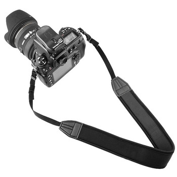 Черна регулируема презрамка за презрамка с двойни кукички за стабилизираща чанта за лаптоп Canon, Nikon, компютър и камера