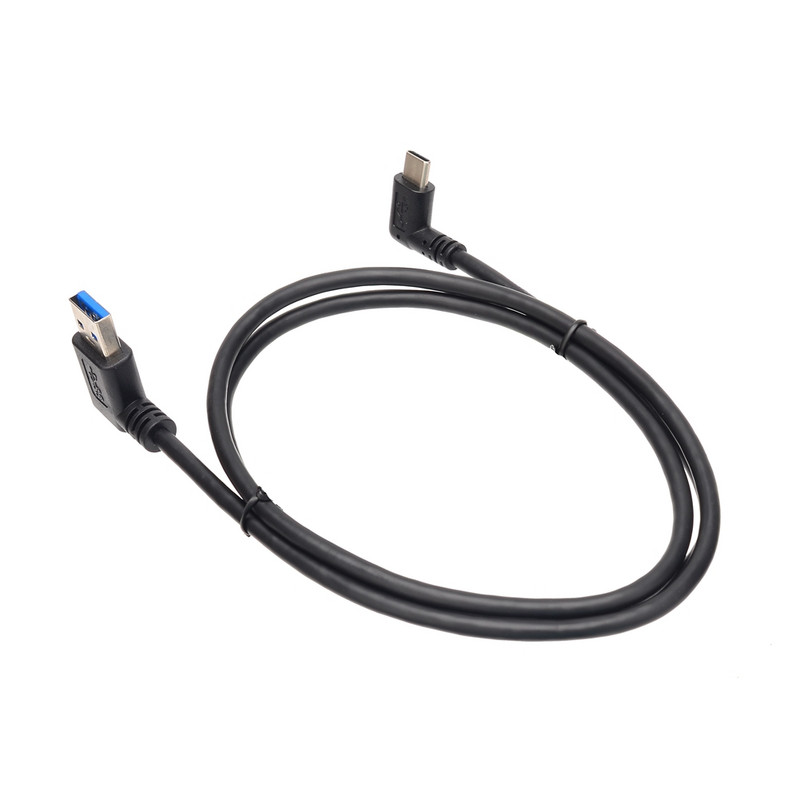 1M 90 stupnjeva lijevi desni kut USB 3.0 tip-A muški na USB 3.1 tip-C laktasti muški USB kabel za sinkronizaciju podataka za Xiaomi 4C/5 Huawei