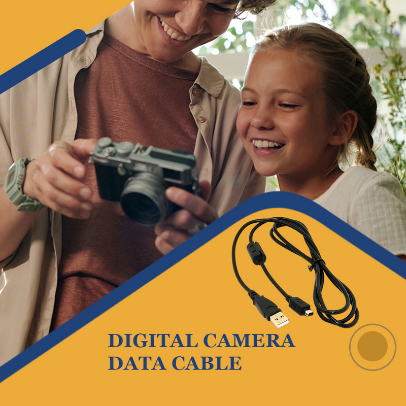 CB-USB5 12-pinski USB podatkovni kabel za fotoaparat Savitljiva podatkovna žica Kabeli za punjač SLR fotoaparata visoke čvrstoće Jednostavno postavljanje