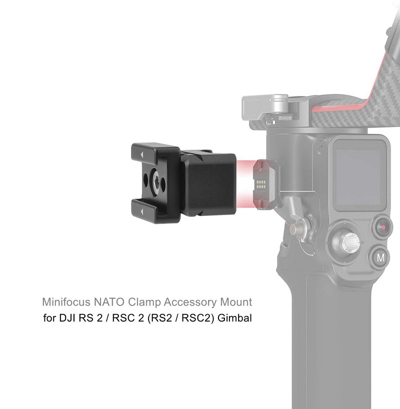 NATO stezaljka Quick Release NATO rail stezaljka s 1/4 3/8 navojem ARRI Lociranje za video svjetlo Mikrofon Podrška za monitor Magic Arm