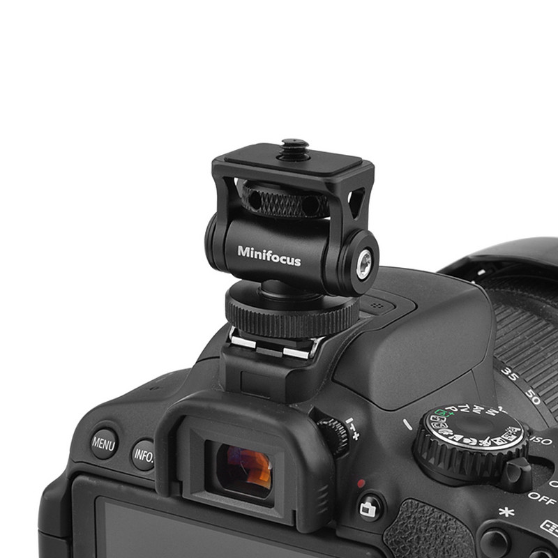 Terepi monitortartó tartó hidegpapuccsal 5 hüvelykes és 7 hüvelykes monitor dőlésszögét állító konzolhoz DSLR fényképezőgép ketrecében