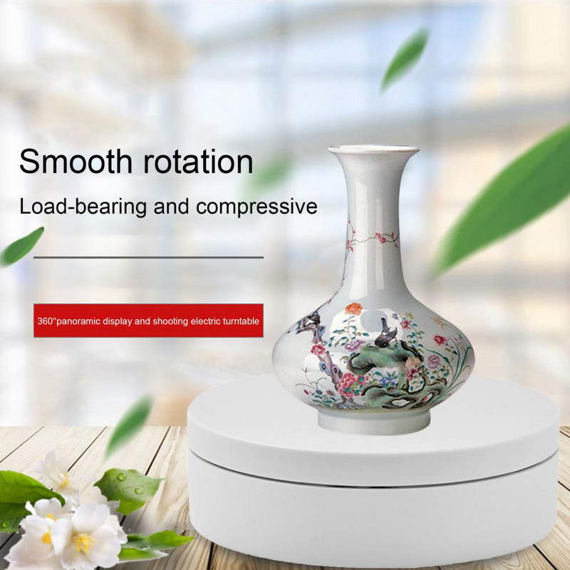 3RPM Električni rotirajući stalak za zaslon Ogledalo Okretna ploča za 360 stupnjeva Držač nakita Baterija za fotografije Rekviziti za video snimanje