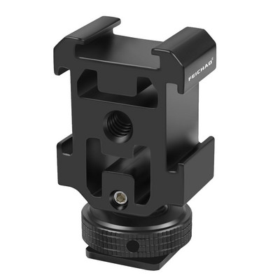 Kamera od legure aluminija Hot Shoe Mount Adapter Video Trostruki Cold Shoe nosač za monitore Mikrofoni Studio Flash Light Video