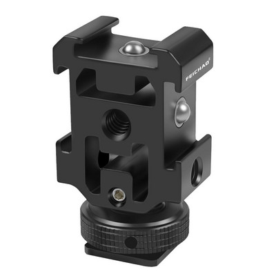 Kamera od legure aluminija Hot Shoe Mount Adapter Video Trostruki Cold Shoe nosač za monitore Mikrofoni Studio Flash Light Video