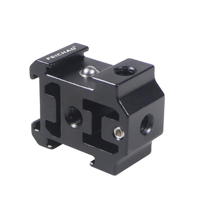 Kamera od legure aluminija Hot Shoe Mount Adapter Video Trostruki Cold Shoe nosač za monitore Mikrofoni Studio Flash Light Video