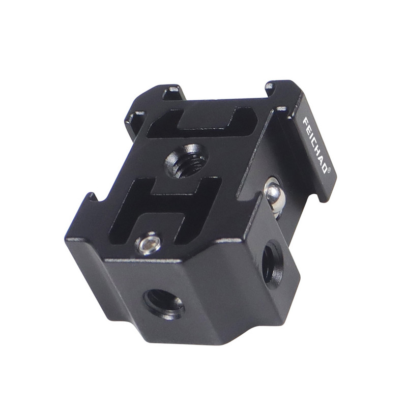 Kamera od legure aluminija Hot Shoe Mount Adapter Video Trostruki Cold Shoe nosač za monitore Mikrofoni Studio Flash Light Video