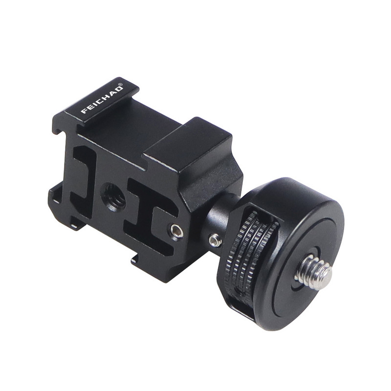 Kamera od legure aluminija Hot Shoe Mount Adapter Video Trostruki Cold Shoe nosač za monitore Mikrofoni Studio Flash Light Video