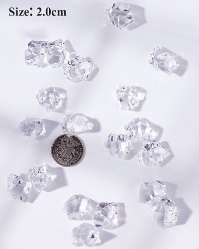 Fotografija Rekviziti za fotografije Prozirna kocka Akrilna ploča Umjetni led Dekoracija Nakit Kozmetika Pozadina Ukrasi Snimanje