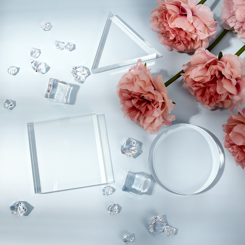 Fotografija Rekviziti za fotografije Prozirna kocka Akrilna ploča Umjetni led Dekoracija Nakit Kozmetika Pozadina Ukrasi Snimanje